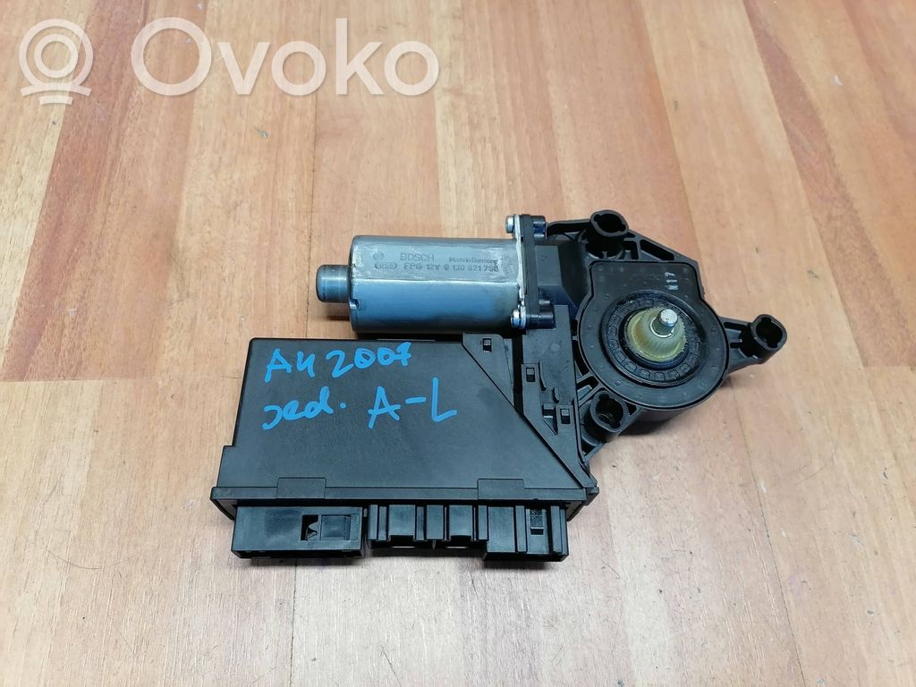 Audi A4 S4 B7 8E 8H Silniczek podnoszenia szyby drzwi tylnych 