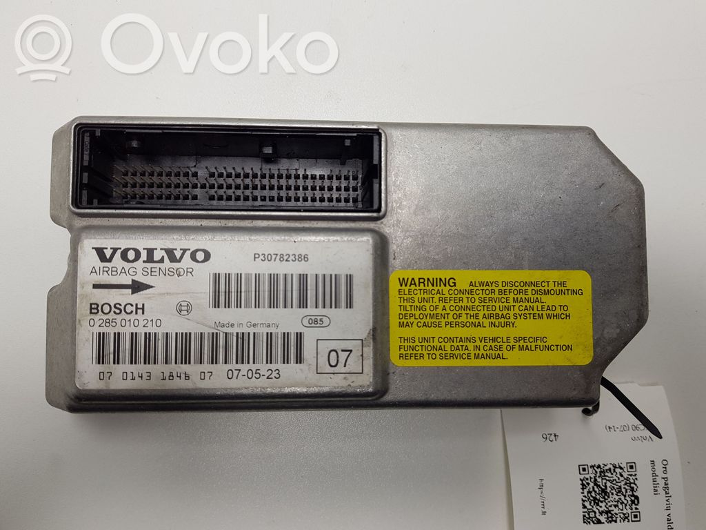 Volvo XC90 Airbag control unit/module 