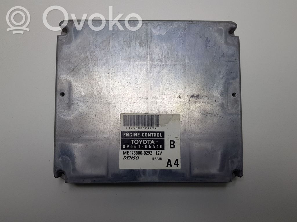 Engine control unit/module   8966105A40,MB1758008292