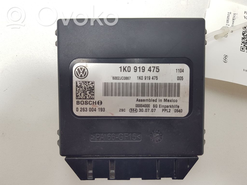 Volkswagen Touran I Parking PDC control unit/module 