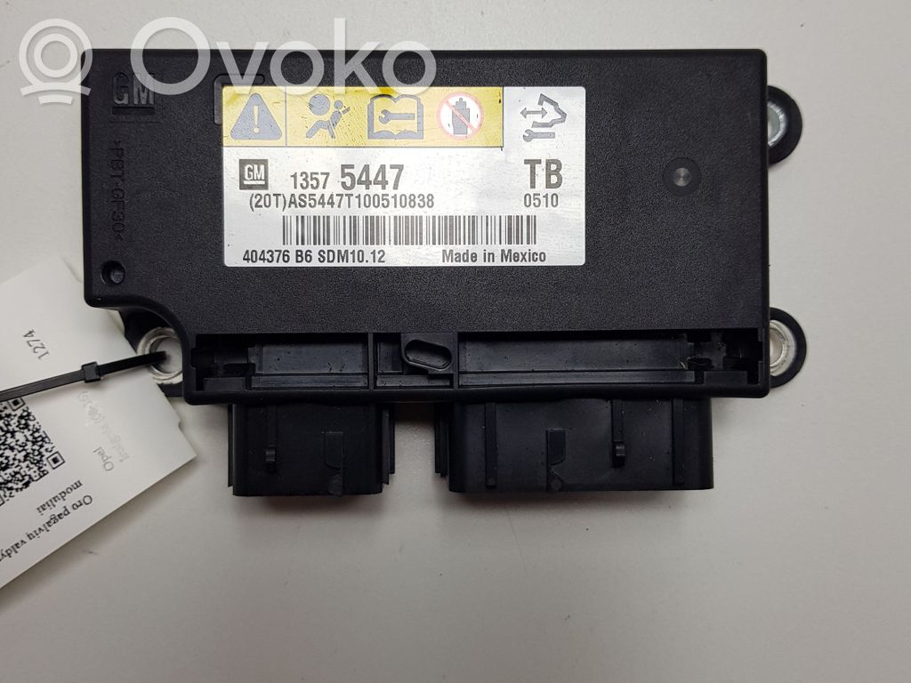 Opel Insignia A Airbag control unit/module 