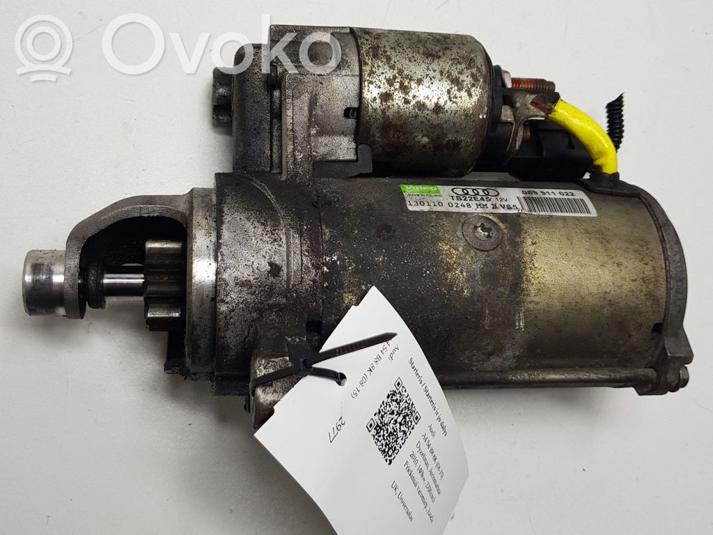 Audi A4 S4 B8 8K Starteris 
