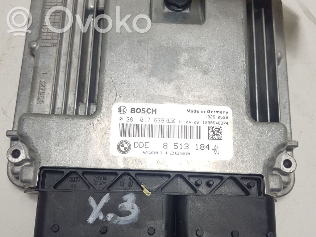 BMW X3 F25 Engine control unit/module 