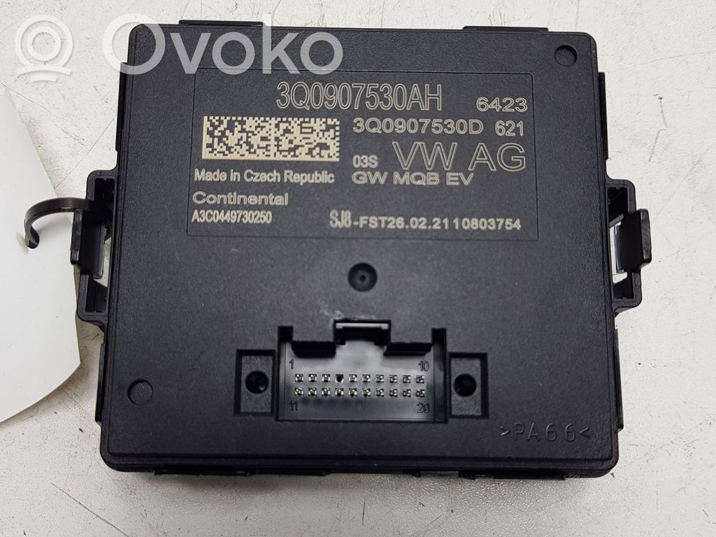 Skoda Superb B8 (3V) Módulo de control Gateway 