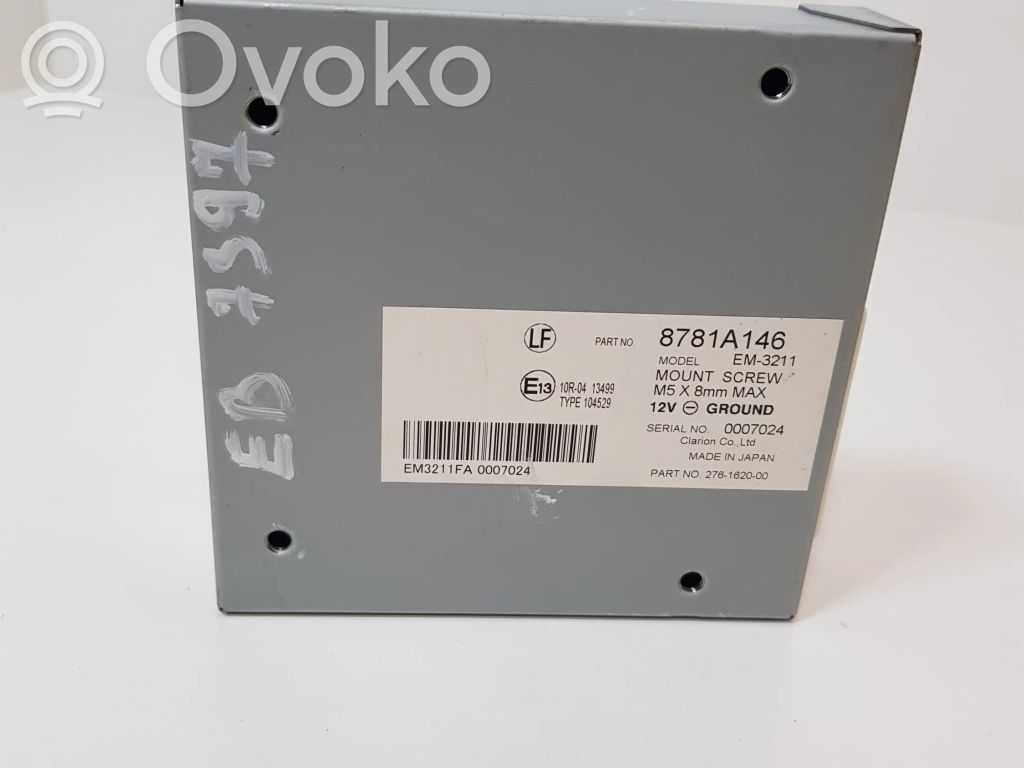 Mitsubishi Outlander Camera control unit module 