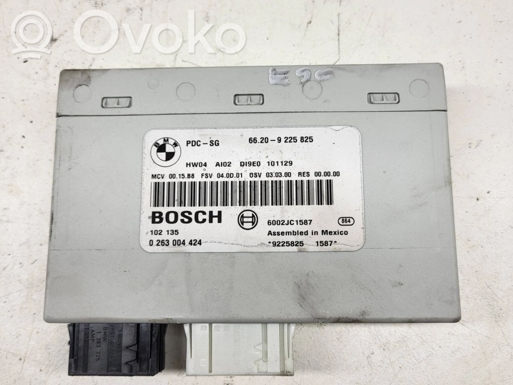 Parkošanas (PDC) vadības bloks   9225825,6002JC1587,101129