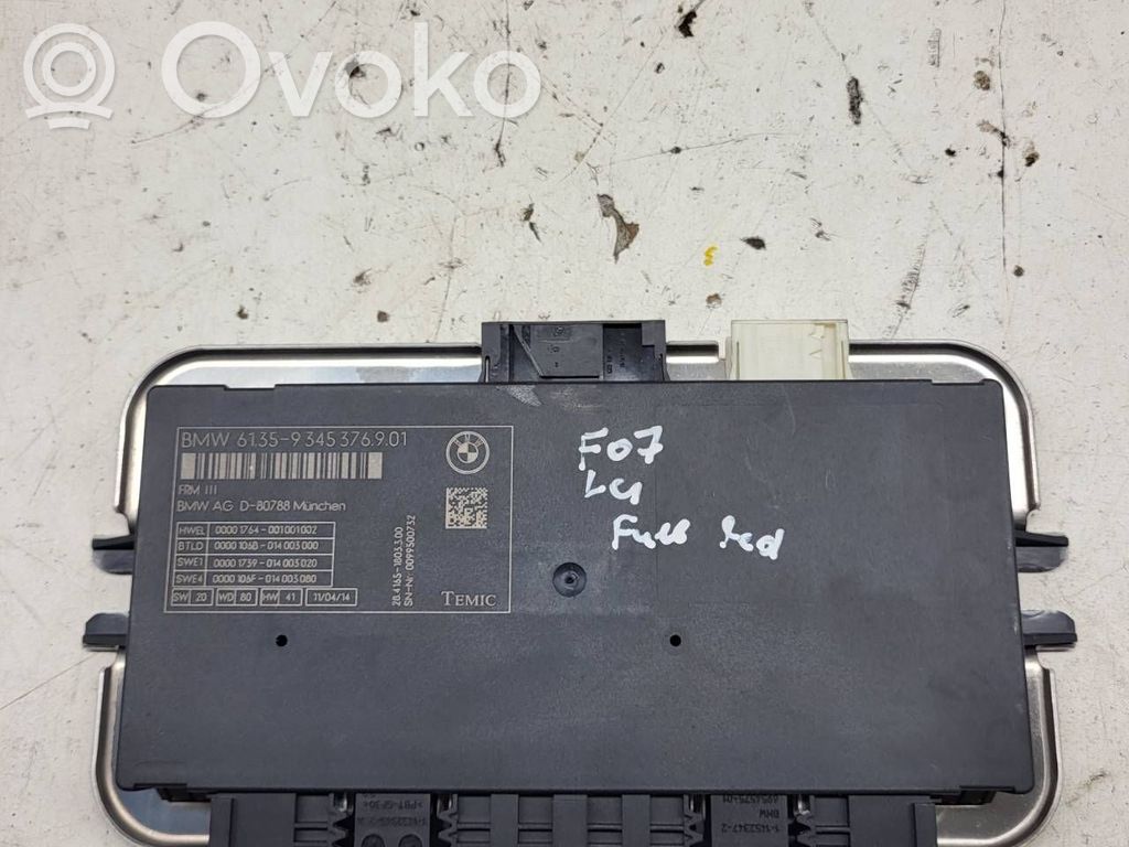 BMW 5 GT F07 Module d'éclairage LCM 