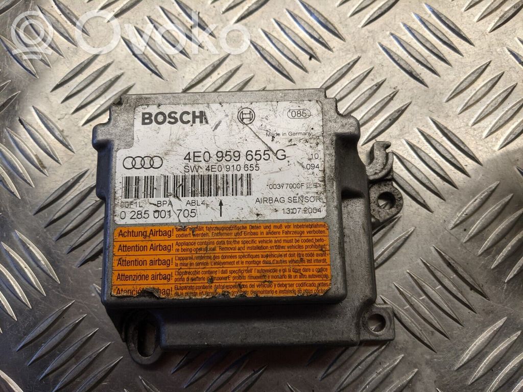 Unidad de control/módulo del Airbag   4E0959655G