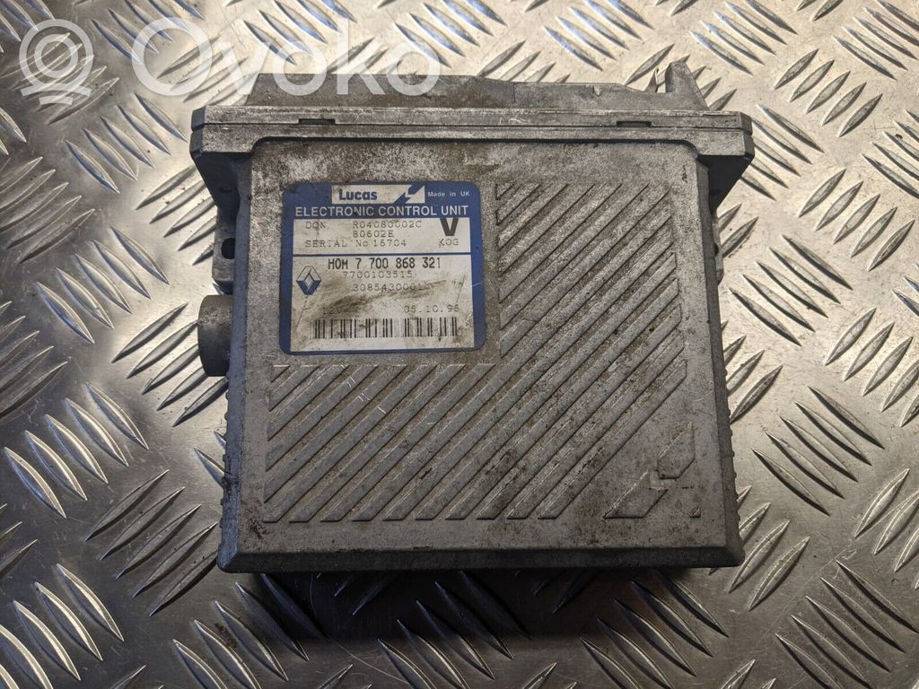 Engine control unit/module   R04080002C,HOM7700868321