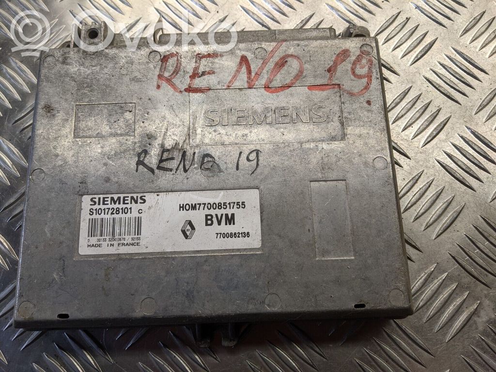 Renault 19 Engine control unit/module 