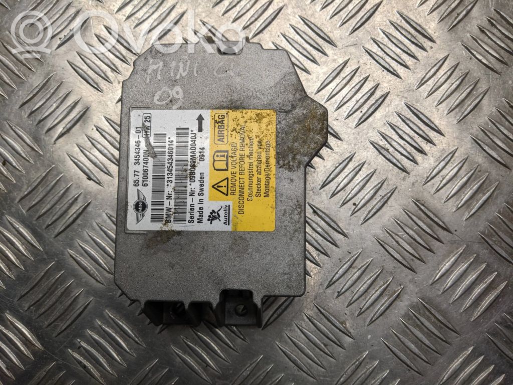 Mini One - Cooper Coupe R56 Sterownik / Moduł Airbag 