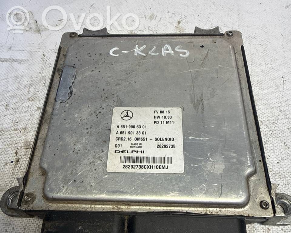 Engine control unit/module   A6519005301,28292738,A6519013301