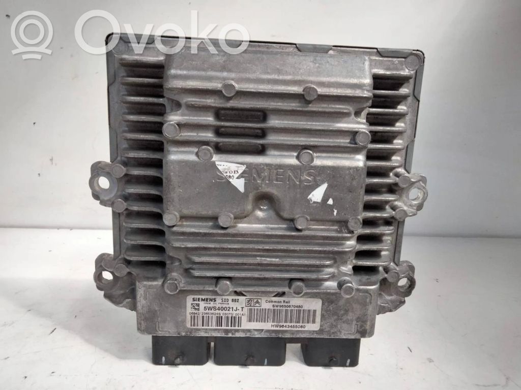 Engine control unit/module ECU   SW9650670480