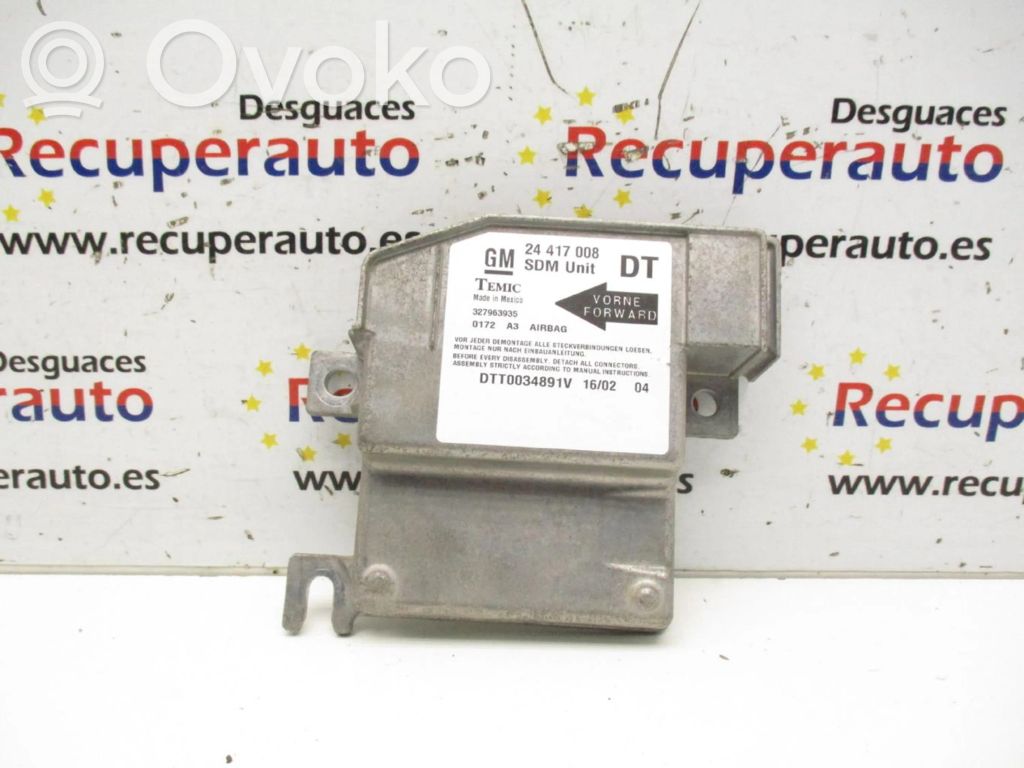 Opel Combo C Airbag control unit/module 