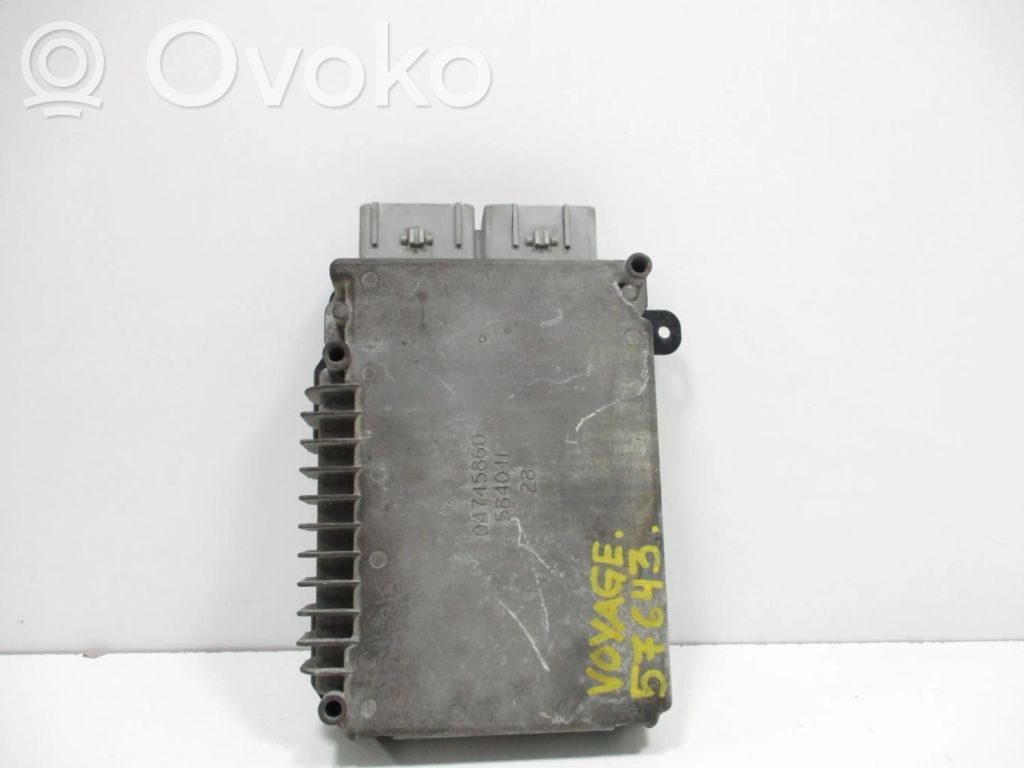 Engine control unit/module ECU   P04727430AG