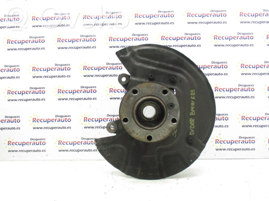 Front wheel hub spindle knuckle