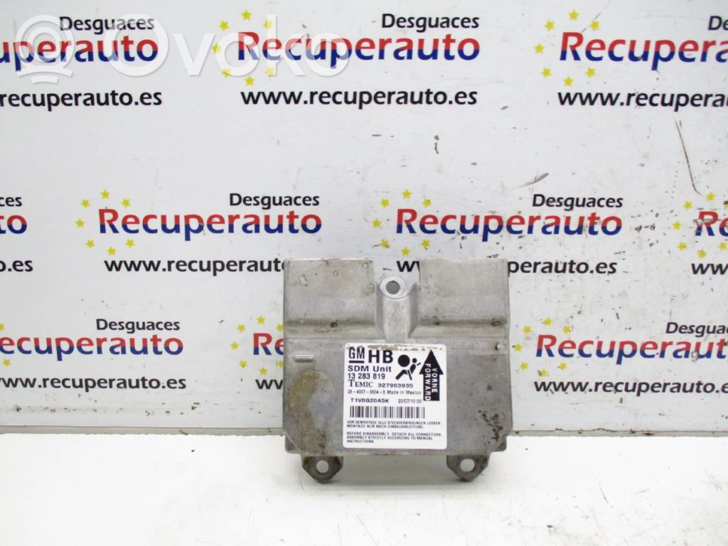 Unidad de control/módulo del Airbag   13283819