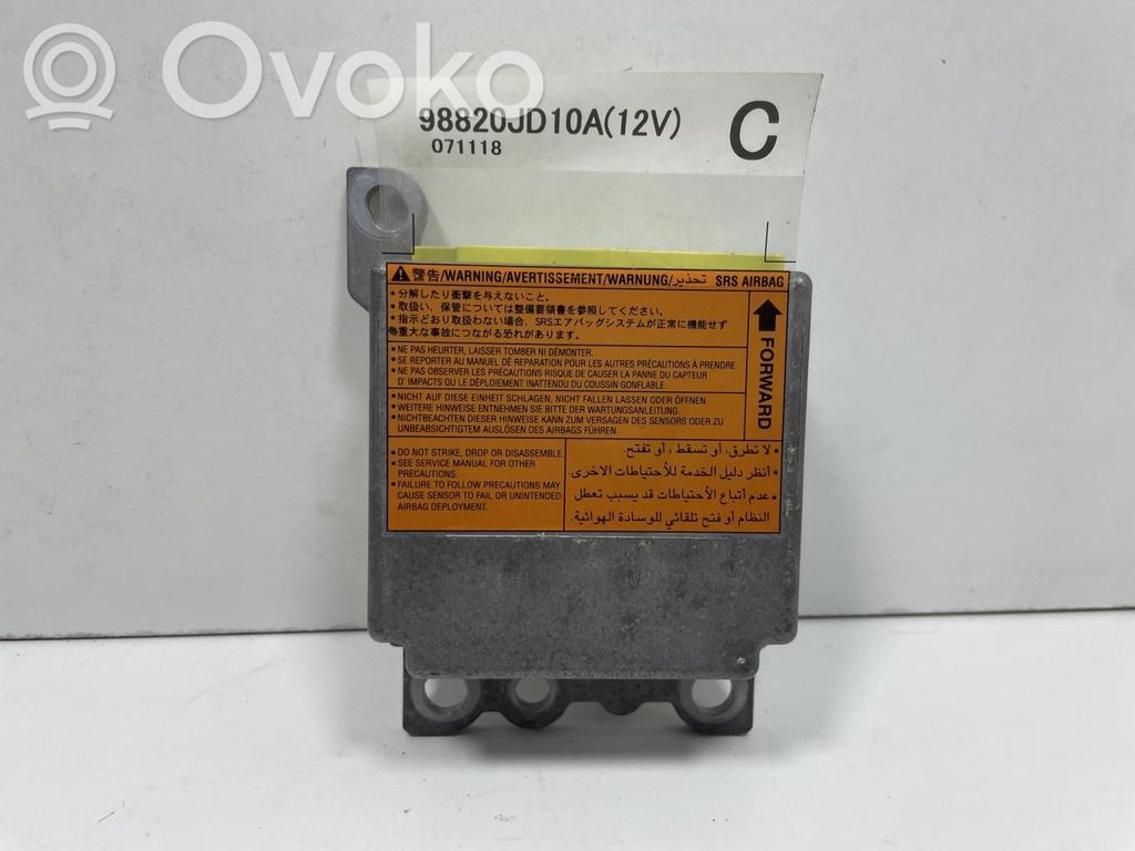 Centralina/modulo airbag   98820JD10A