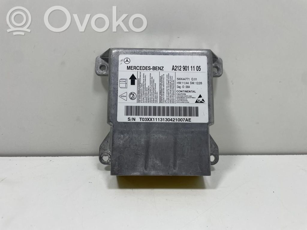Unidad de control/módulo del Airbag   A2129011105