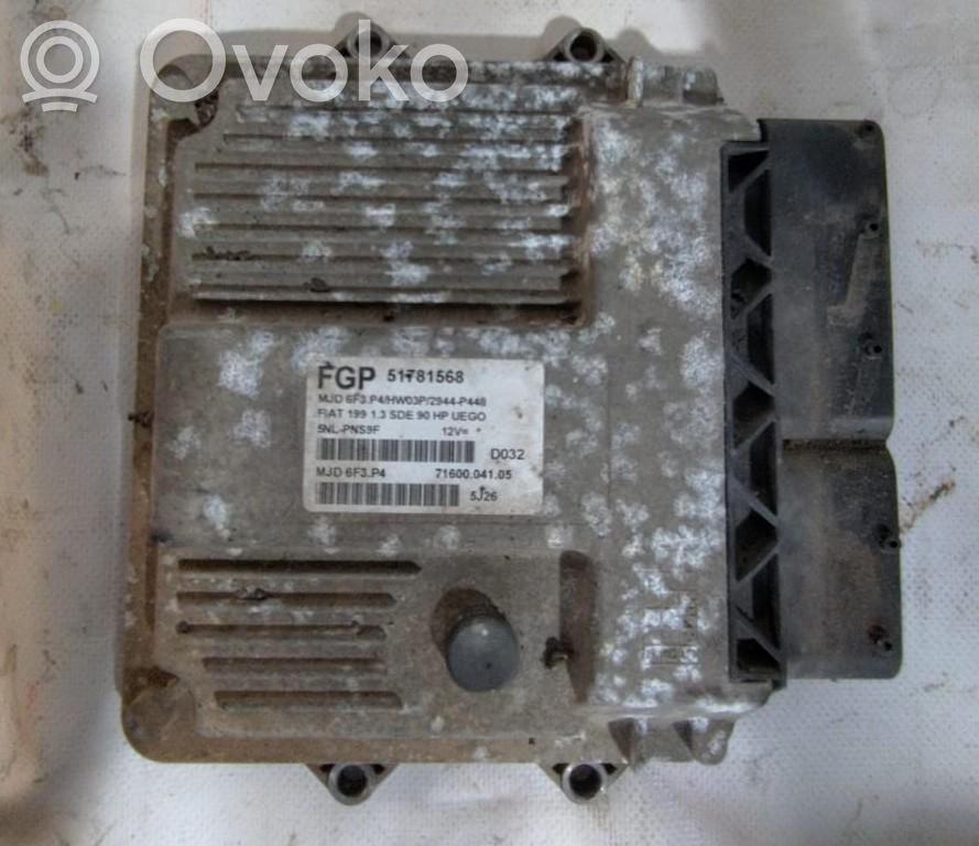 Fiat Grande Punto Engine control unit/module 
