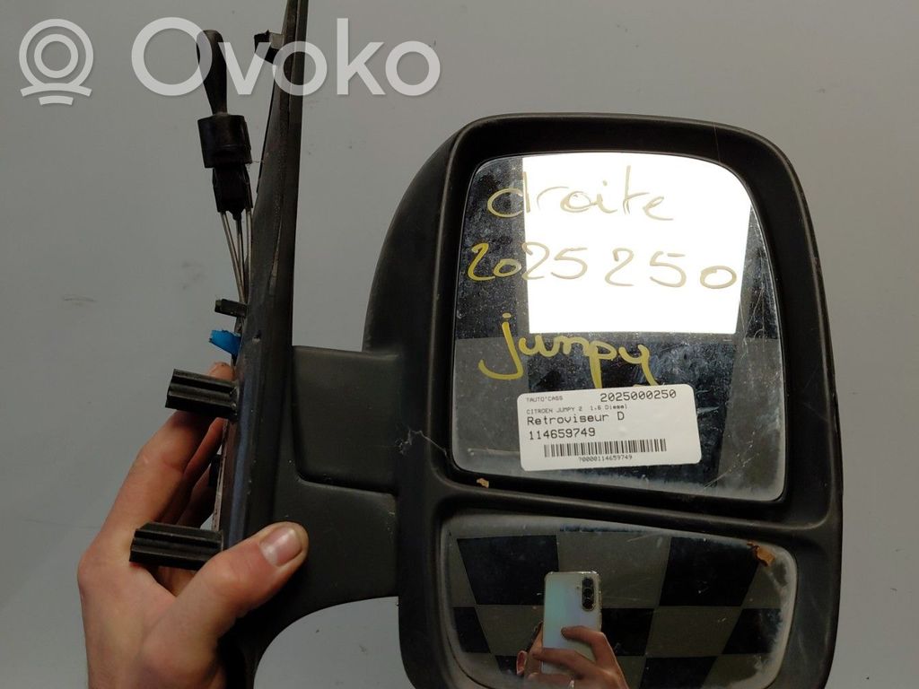 Citroen Jumpy Espejo lateral manual 