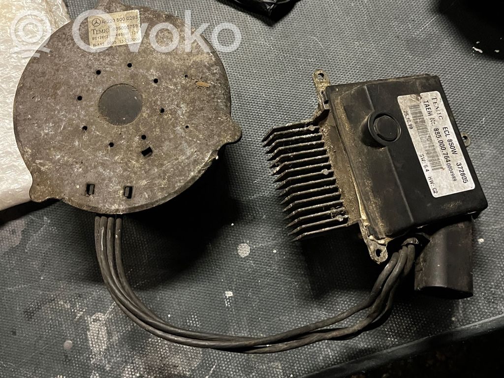 Mercedes-Benz S W220 Ventilator electric răcire radiator 