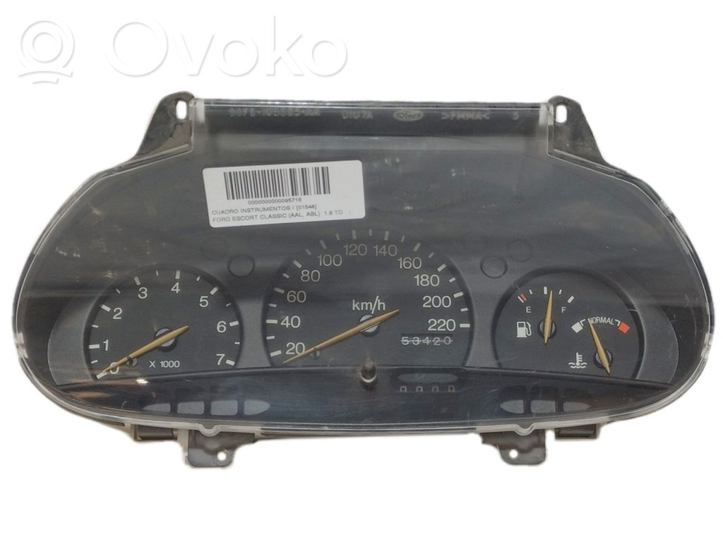 Speedometer (instrument cluster)   96FB10848BB