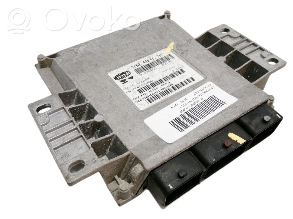 Unidad de control/módulo del motor   9646570280,IAW48P27H,9645989480