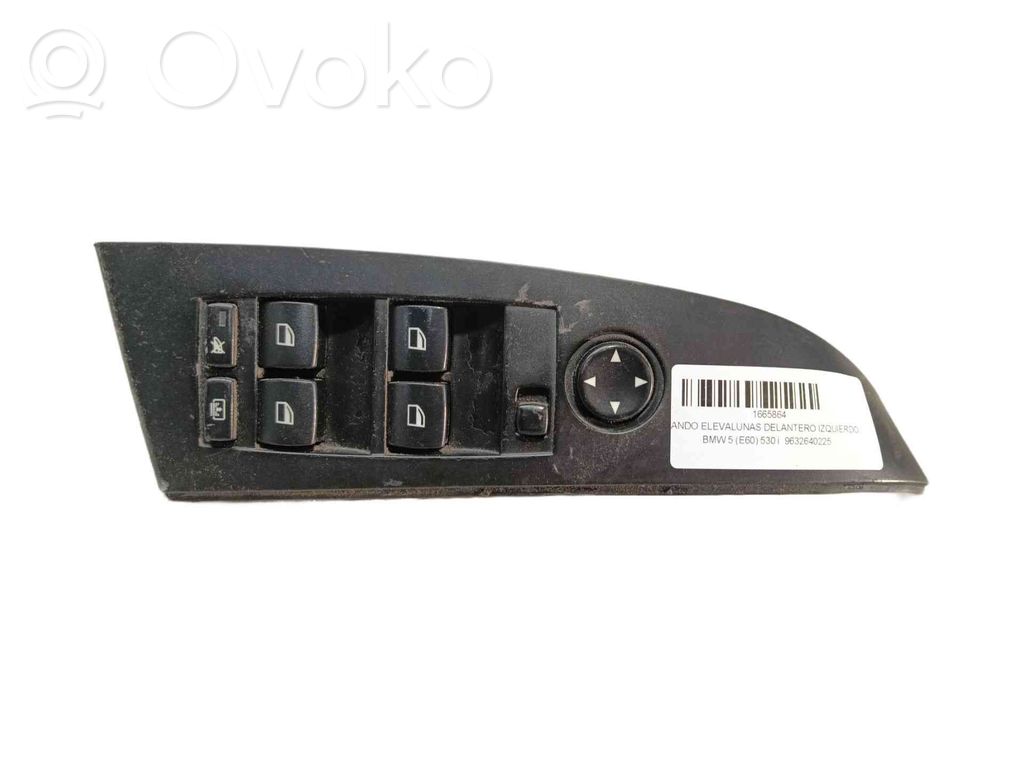 BMW 5 E60 E61 Interruttore di controllo dell’alzacristalli elettrico