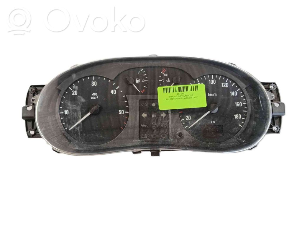 Opel Movano A Nopeusmittari (mittaristo) 