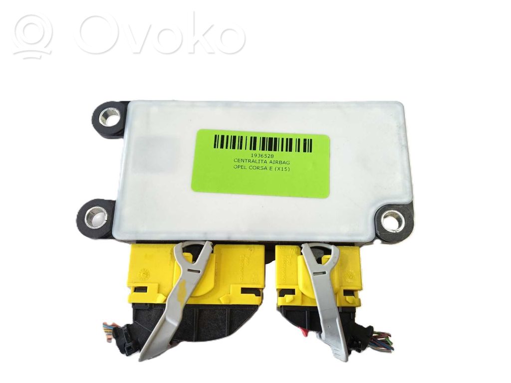 Opel Corsa E Module de contrôle airbag