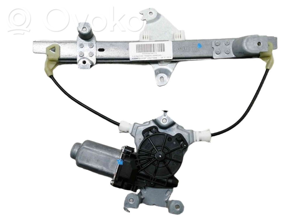 Nissan Qashqai Macara geam ușă spate cu motor 