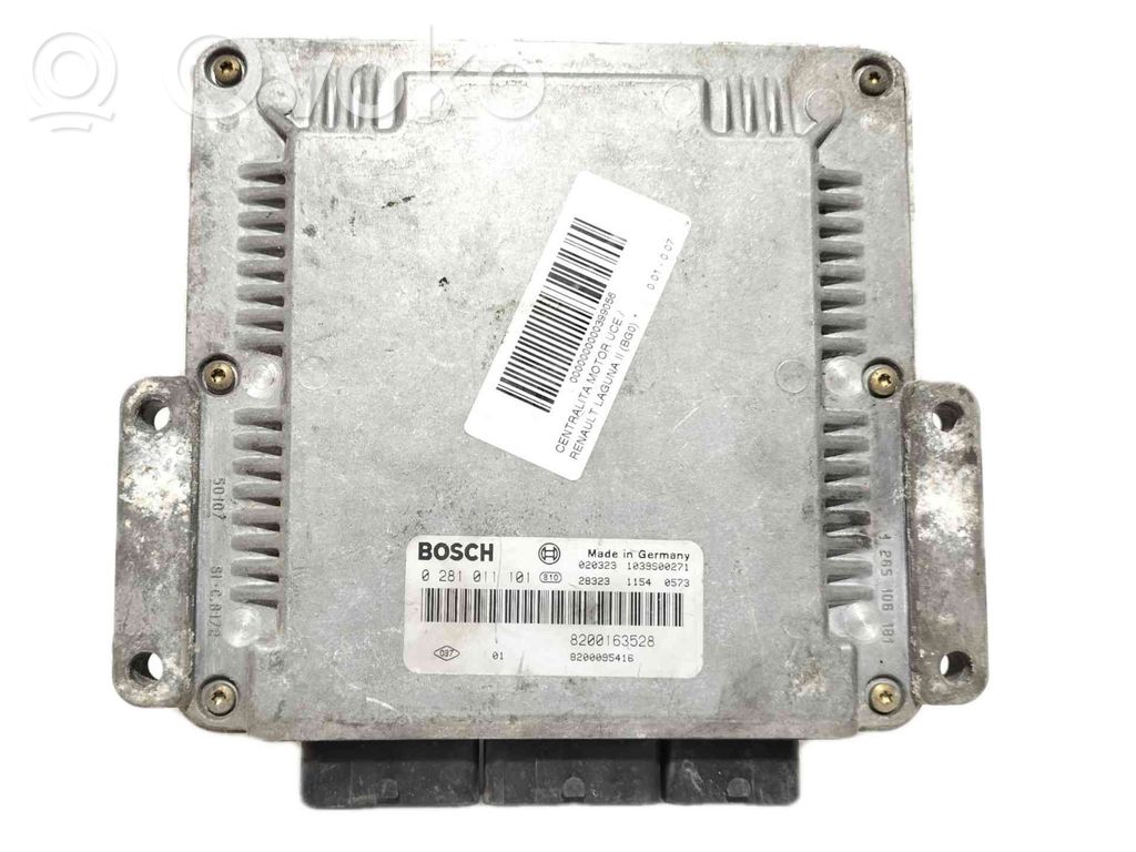 Unidad de control/módulo del motor   0281011101,1265106181,8200163528
