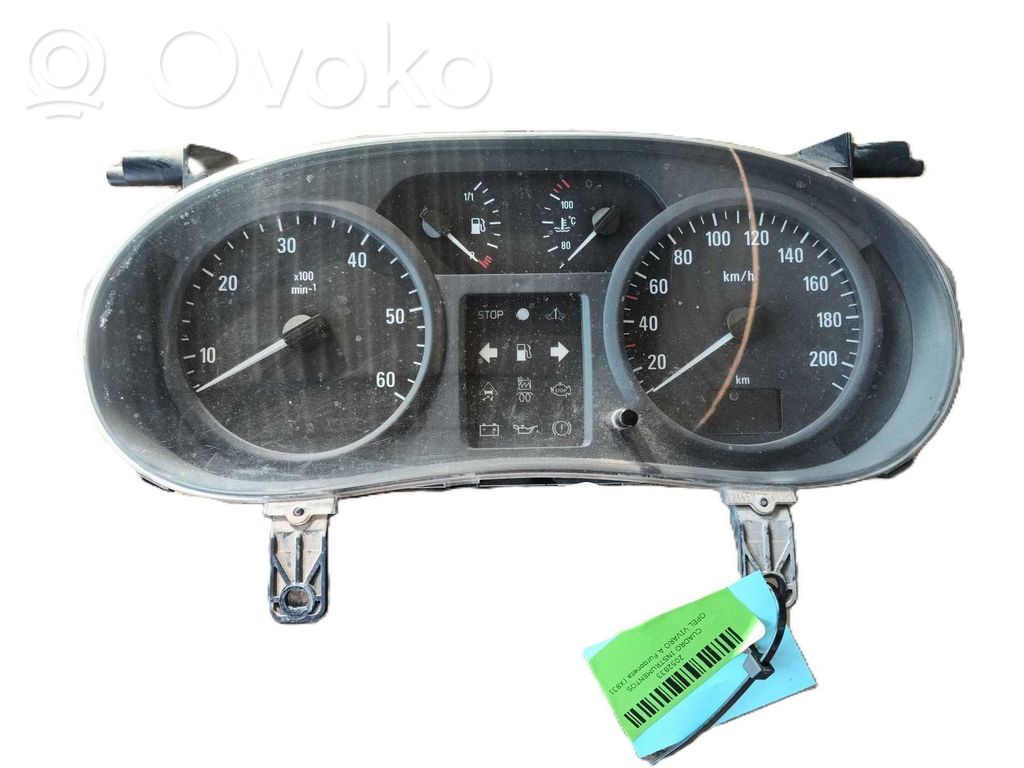 Opel Vivaro Vitezometru (grup de instrumente) 