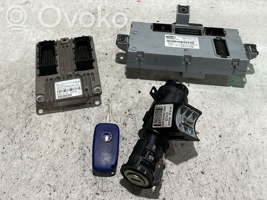 Fiat Stilo Engine ECU kit and lock set 