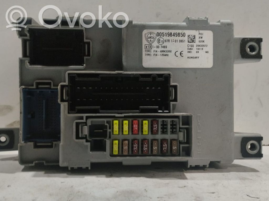 Lancia Ypsilon Module de contrôle carrosserie centrale 