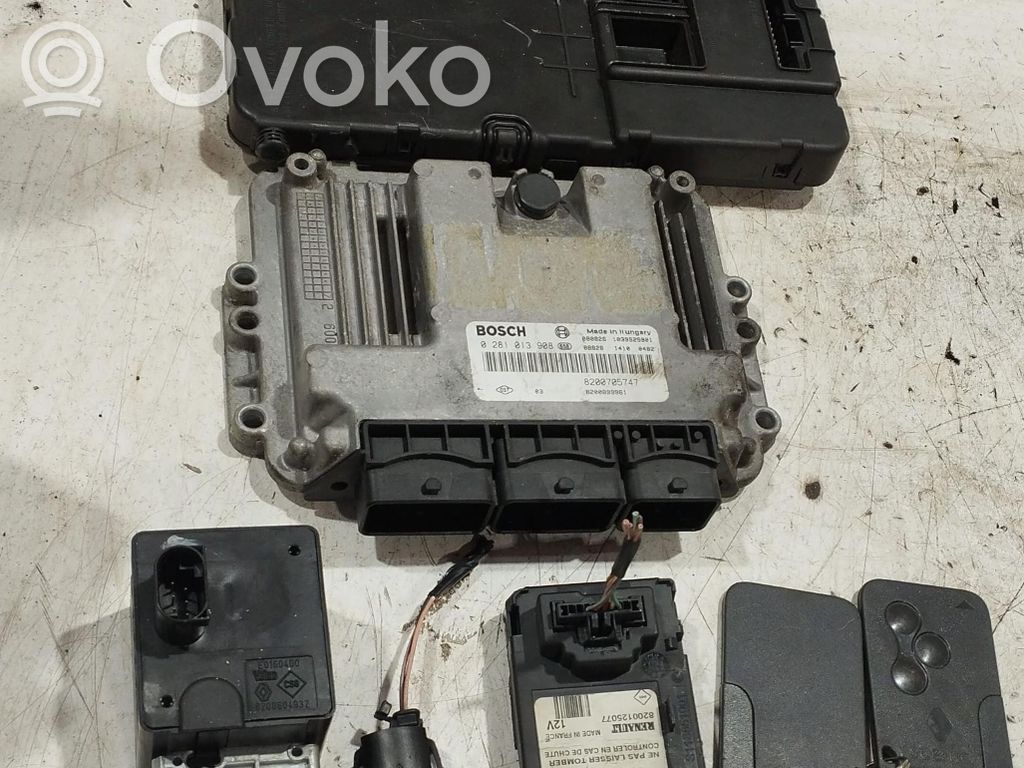 Renault Scenic II -  Grand scenic II Engine ECU kit and lock set 