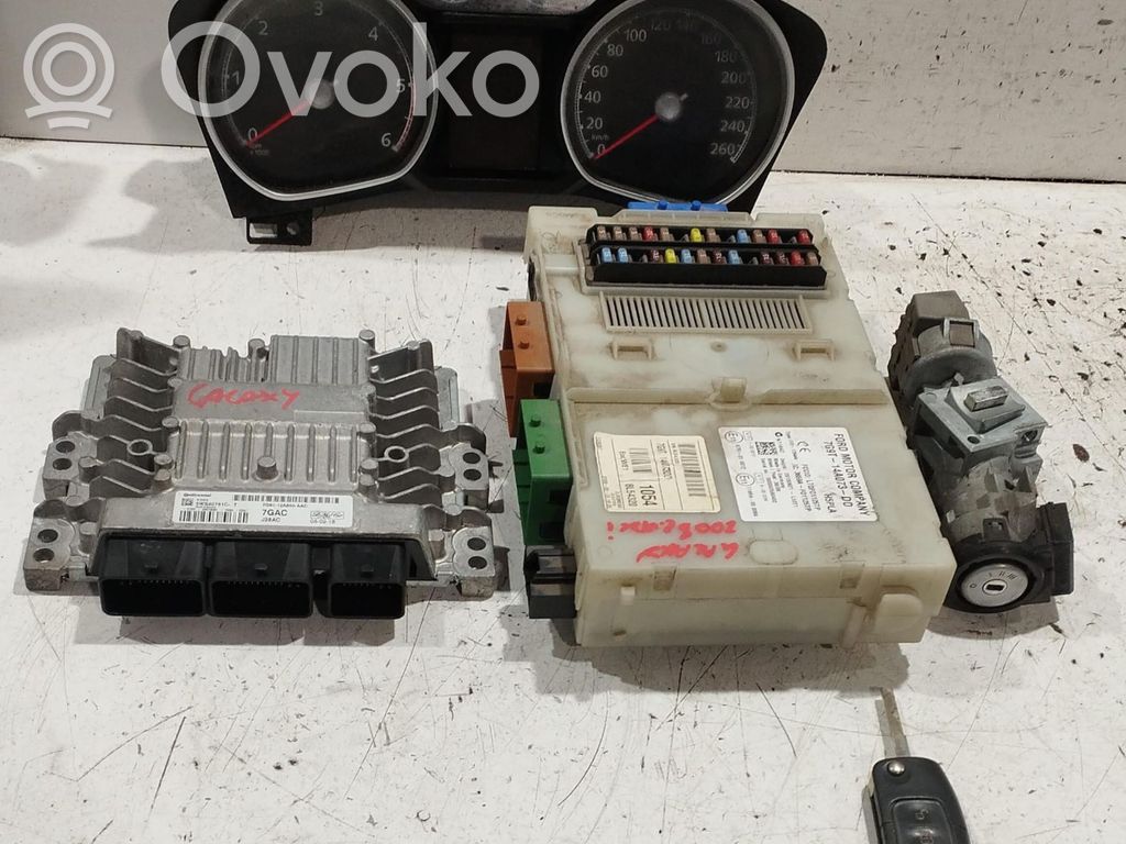 Ford Galaxy Kit centralina motore ECU e serratura 