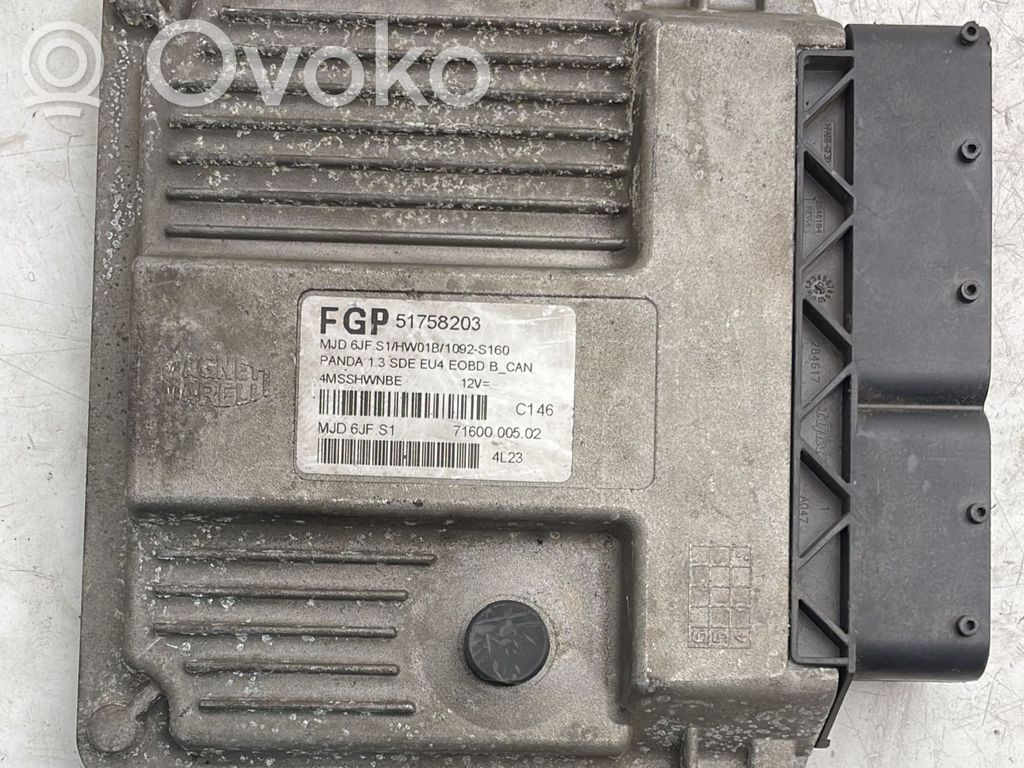 Fiat Panda II Unitate/modul de control motor 
