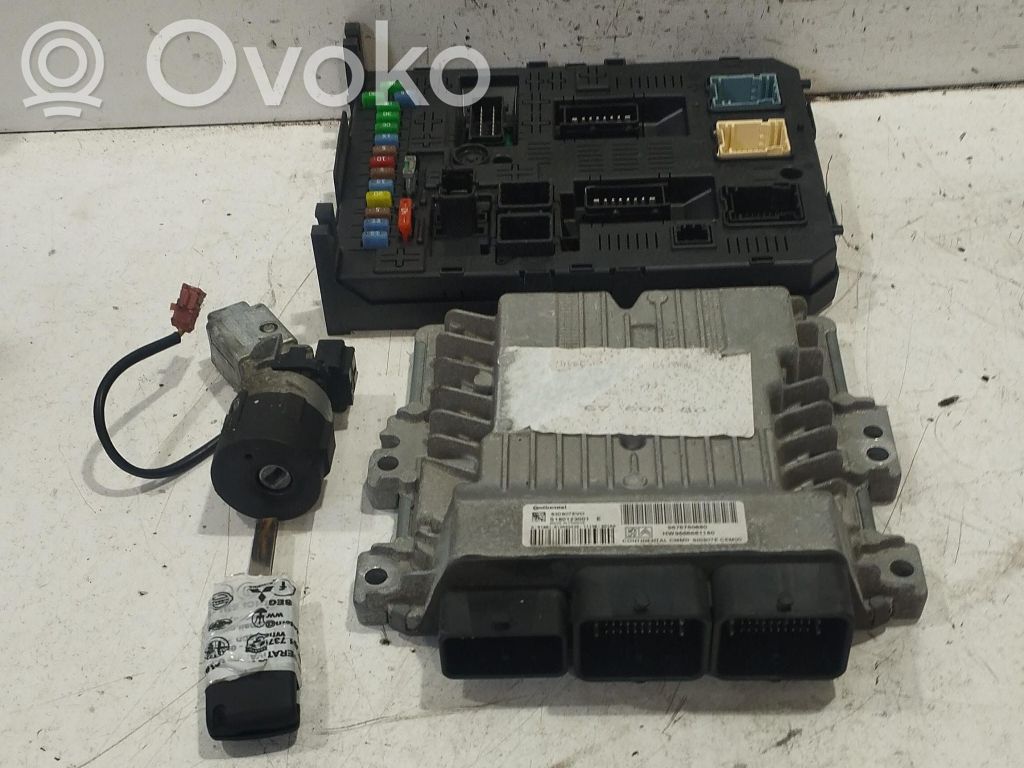 Peugeot 308 Kit centralina motore ECU e serratura 