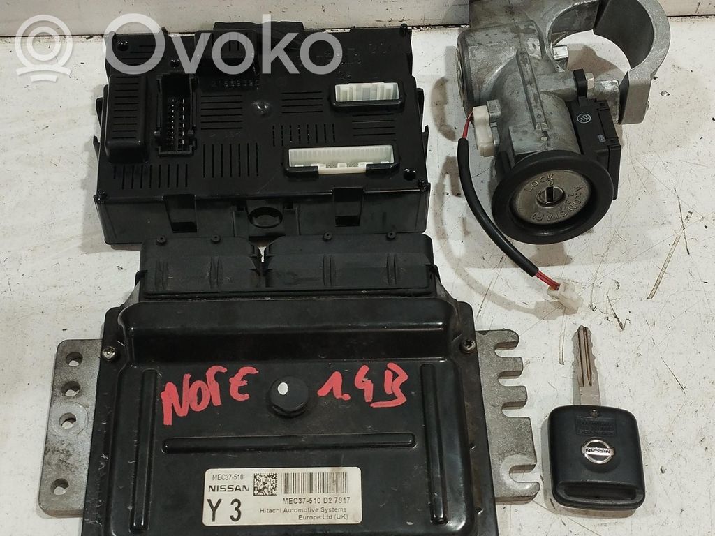 Nissan Note (E11) Kit centralina motore ECU e serratura 