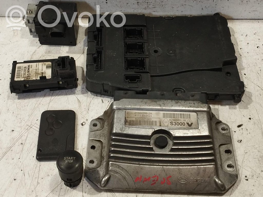 Renault Scenic II -  Grand scenic II Kit cu ECU motor și set închidere uși 