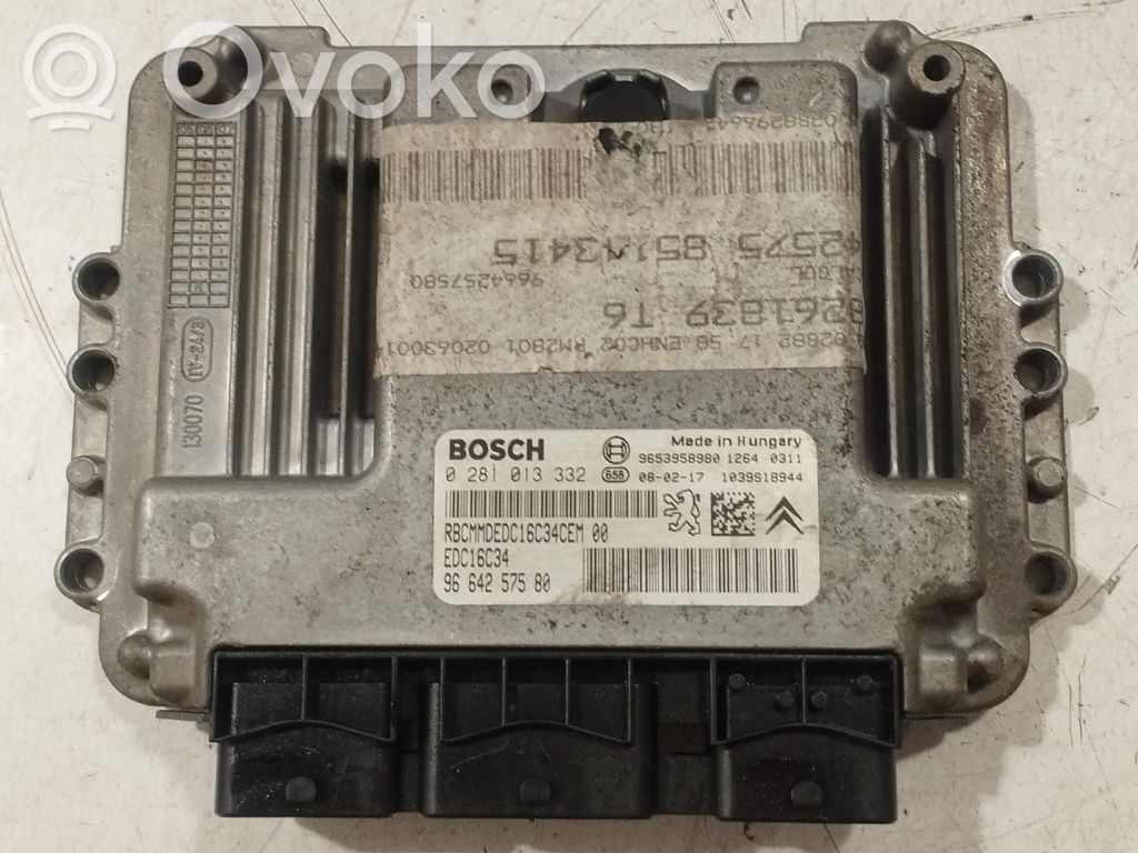 Unidad de control/módulo del motor   0281013332,0281013332