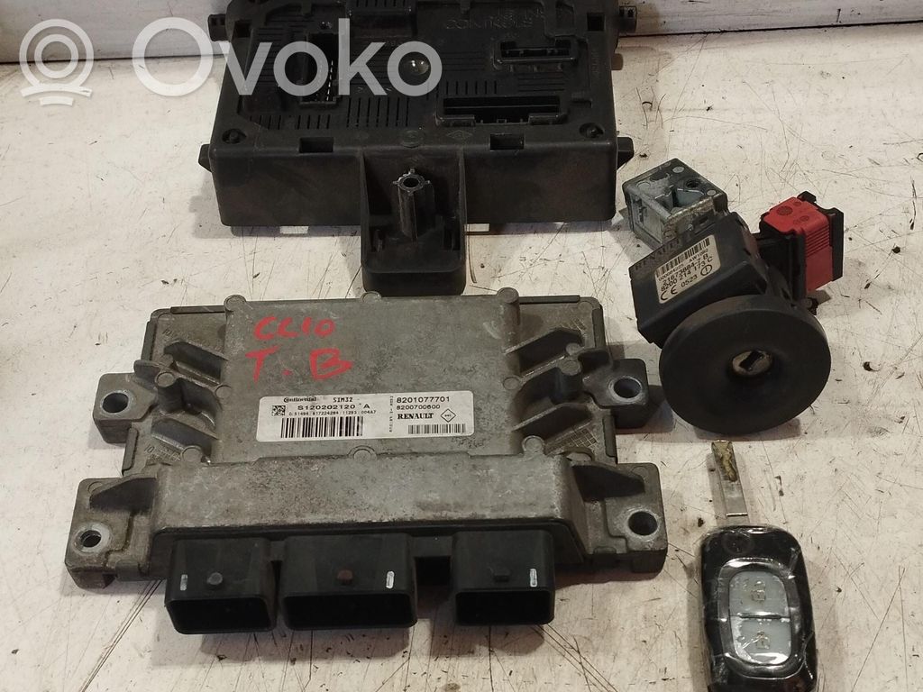 Renault Clio III Kit centralina motore ECU e serratura
