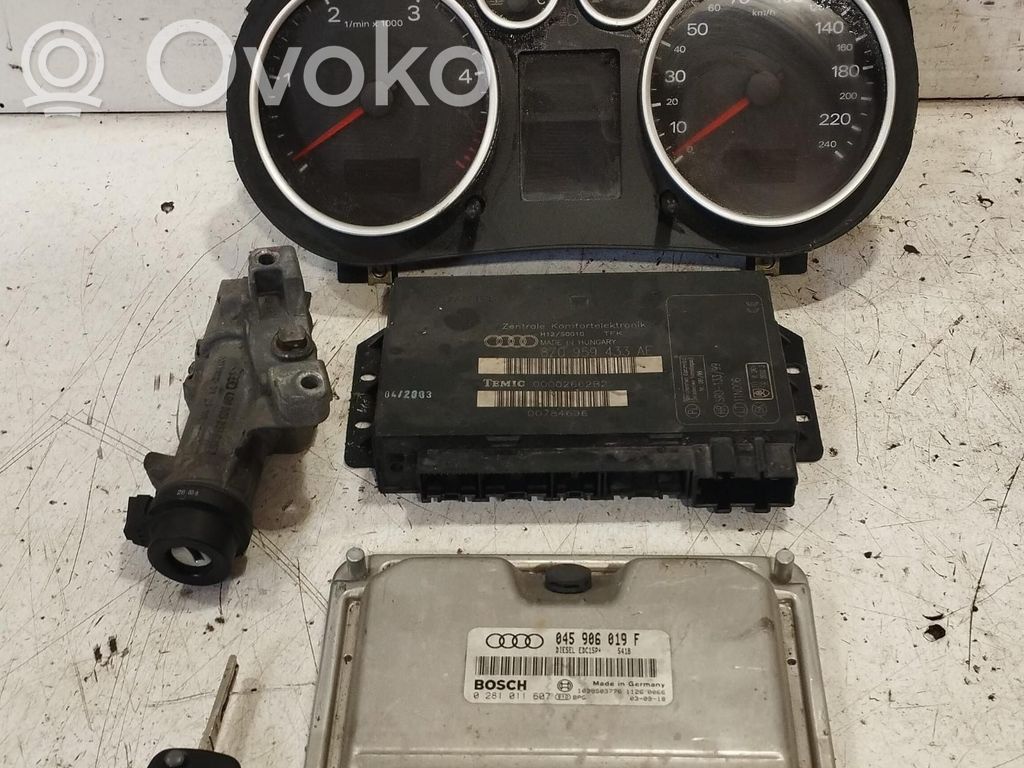 Audi A2 Engine ECU kit and lock set 