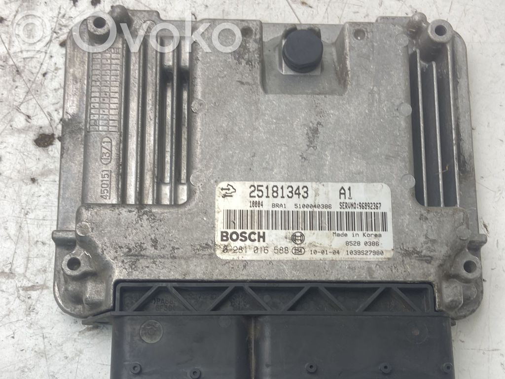 Chevrolet Captiva Engine control unit/module 