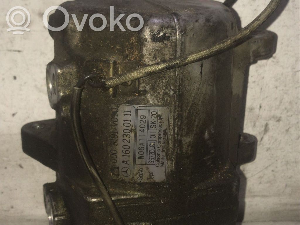 Smart ForTwo I MC01 Compressore aria condizionata (A/C) (pompa)