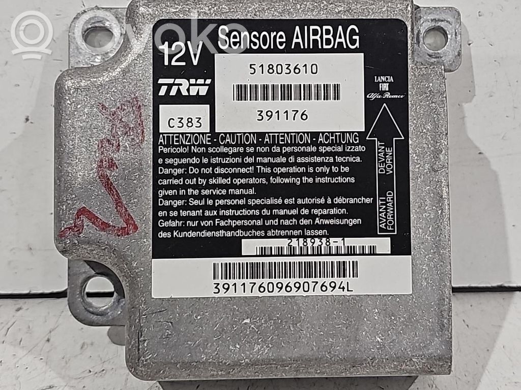 Unidad de control/módulo del Airbag   51803610,51803610