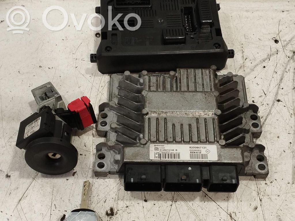 Renault Clio III Kit centralina motore ECU e serratura