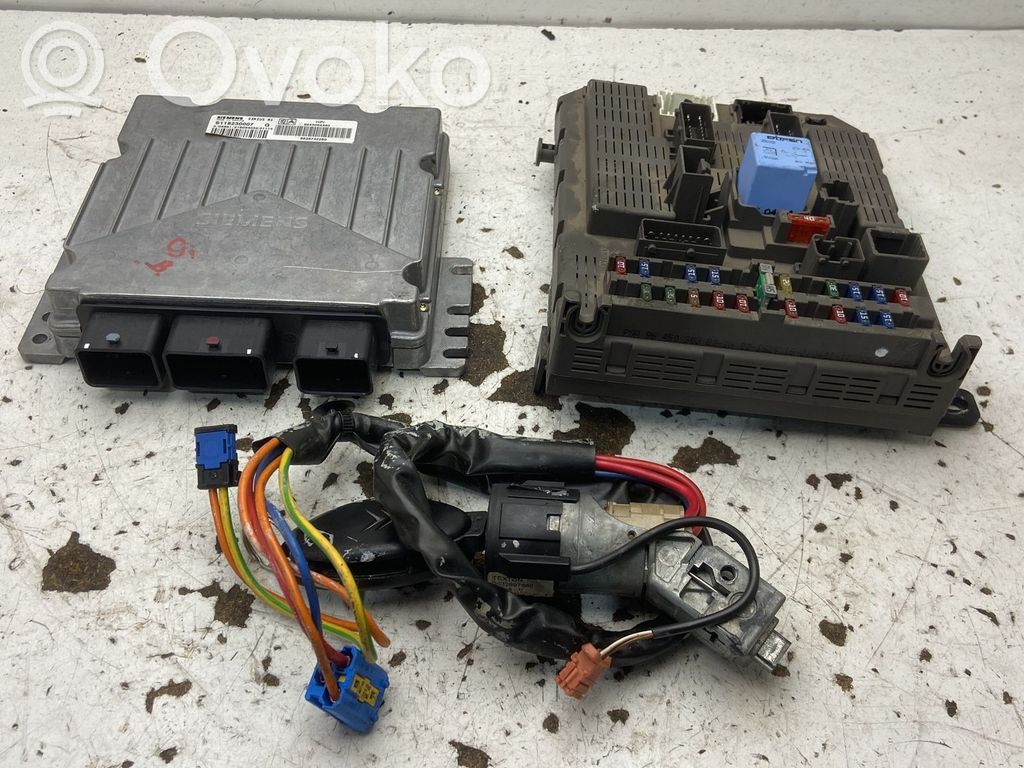 Citroen C5 Engine ECU kit and lock set 